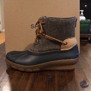 Sperry wool duck boots